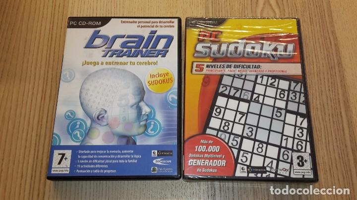 Videojuegos y consolas: Juegos PC Brain Trainer + PC Sudoku (precintado) - Foto 1