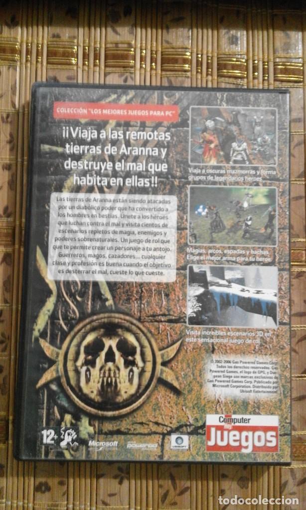 Videojuegos y consolas: Dungeon Siege - Dos discos - PC - Foto 2