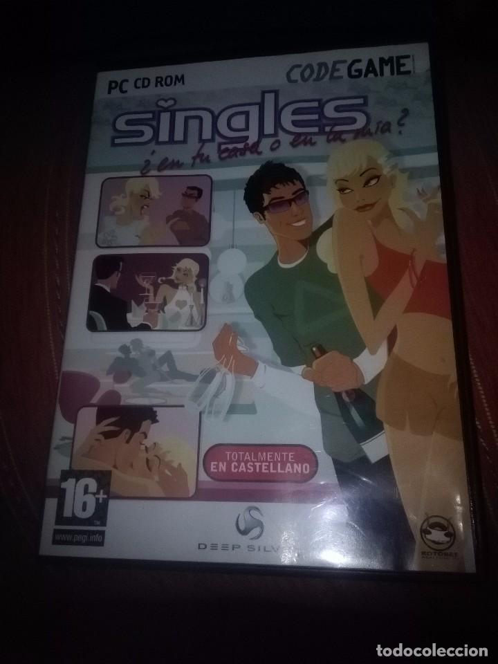 Videojuegos y consolas: PC CD ROM. SINGLES &iquest; EN TU CASA O EN LA MIA? - Foto 1