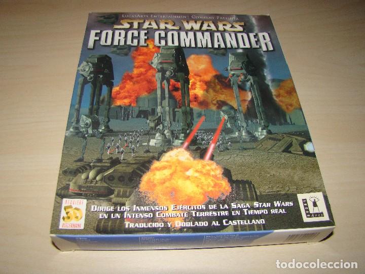 Videojuegos y consolas: STAR WARS - FORCE COMMANDER - Caja grande - Foto 1
