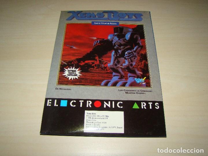 Videojuegos y consolas: XENO BOTS - Guerra virtual de robots - IBM 3,5 - Foto 1
