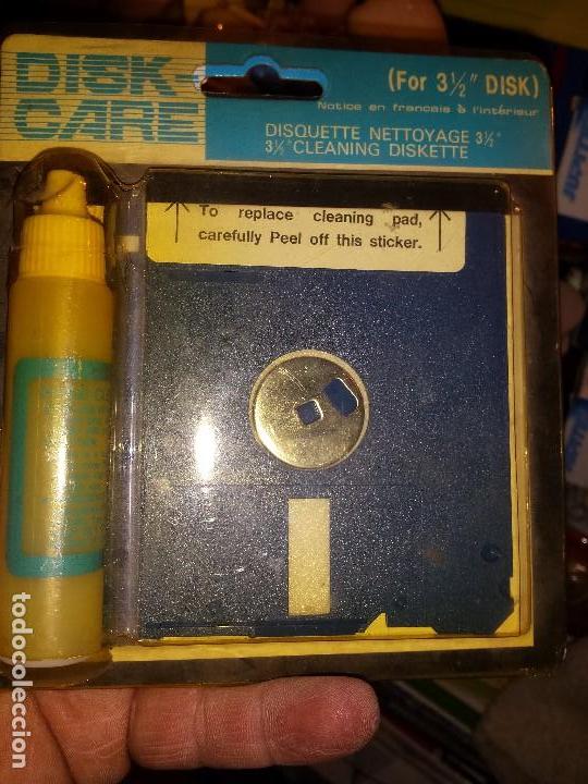 Videojuegos y consolas: LIMPIADOR DE DISQUETERAS 3 1/2 DE PC ANTIGUAS - Foto 1