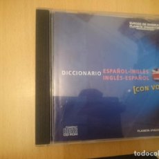 Videojuegos y Consolas: CDROM DICCIONARIO ESPAÑOL INGLES INGLES ESPAÑOL CON VOZ PLANETA AGOSTINI. Lote 85657796