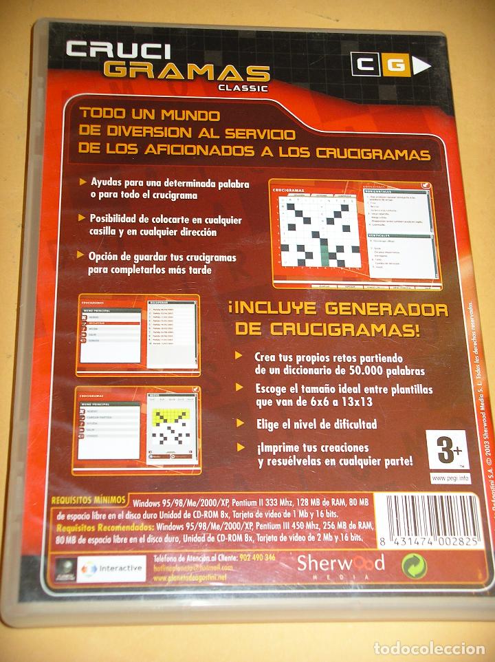 Videojuegos y consolas: Crucigramas Classic, juego PC CD Rom,. ercom - Foto 2