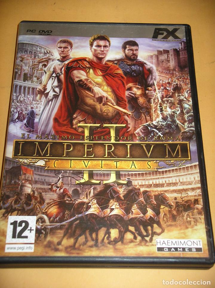 Videojuegos y consolas: Imperium Civitas II, el m&aacute;ximo esplendor de Roma, juego PC CD Rom,. ercom - Foto 1