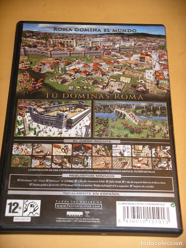 Videojuegos y consolas: Imperium Civitas II, el m&aacute;ximo esplendor de Roma, juego PC CD Rom,. ercom - Foto 2