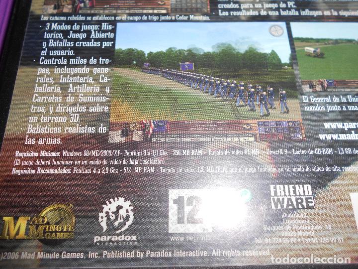 Videojuegos y consolas: TAKE COMMAND SECOND MANASSAS ( GUERRA CIVIL AMERICANA ) - PC CD-ROM - PARADOX INTERACTIVE - Foto 4
