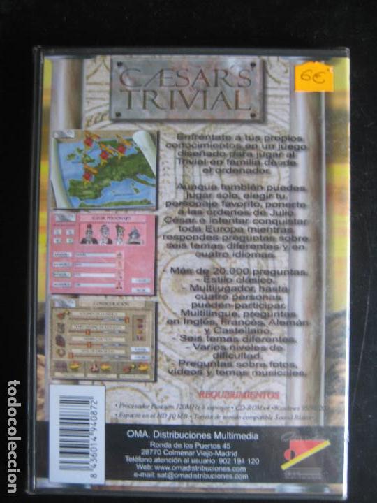 Videojuegos y consolas: PC DC ROM CAESARS TRIVIAL MANIA de Merlin Software PRECINTADO - Foto 2