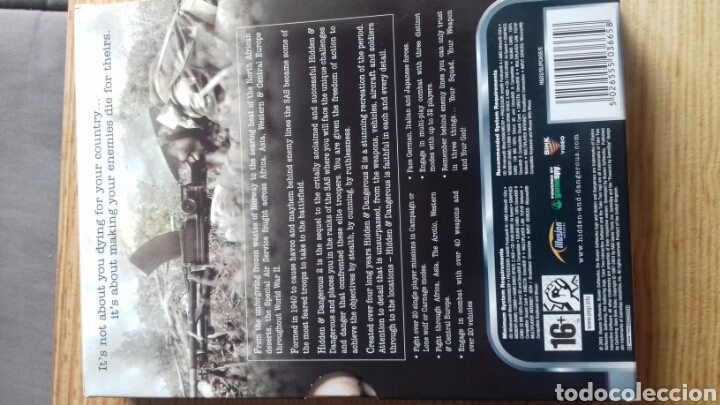Videojuegos y consolas: Hidden Dangerous 1 y 2 Courage Under Fire - Foto 2