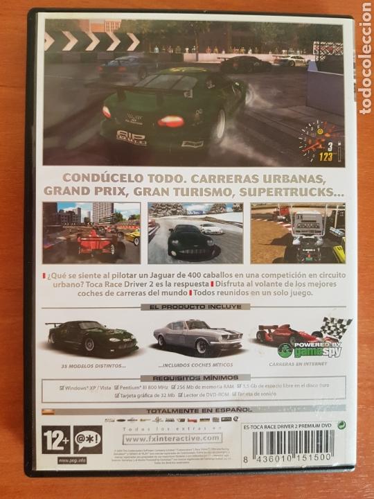 Videojuegos y consolas: PC DVD TOCA RACE DRIVER 2 CON MANUAL - Foto 2