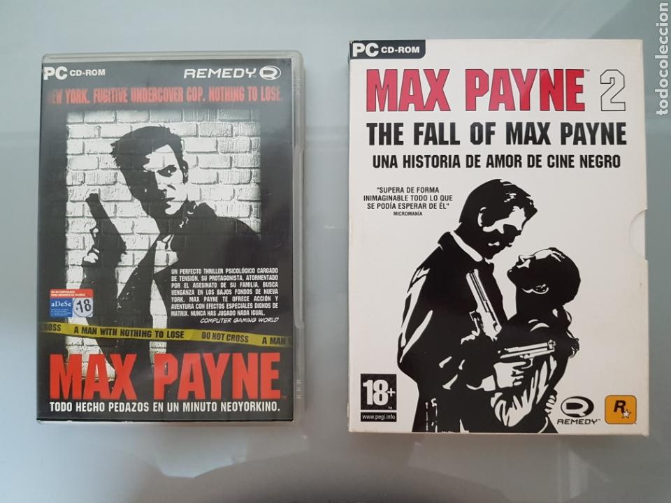 Videojuegos y consolas: PC CD-ROM M&Aacute;X PAINE Y M&Aacute;X PAINE 2 - Foto 1