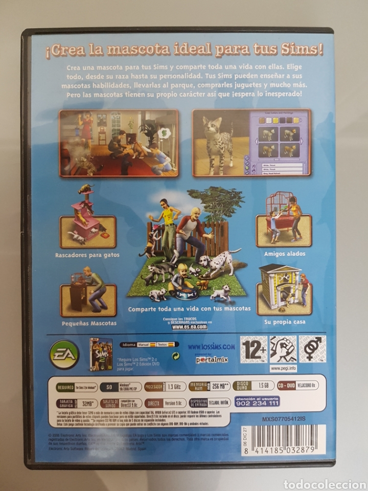 Videojuegos y consolas: JUEGO PC DVD LOS SIMS 2 MASCOTAS - Foto 2