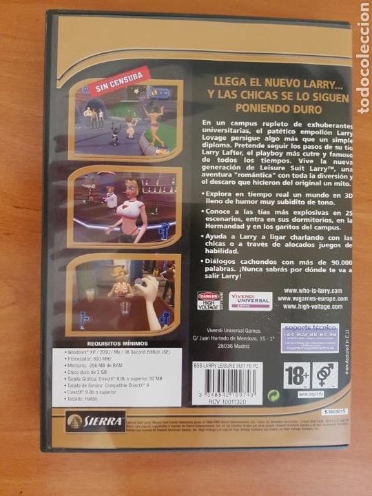 Videojuegos y consolas: PC CD-ROM LEISURE SUIT LARRY 4 DISCOS CASTELLANO - Foto 3