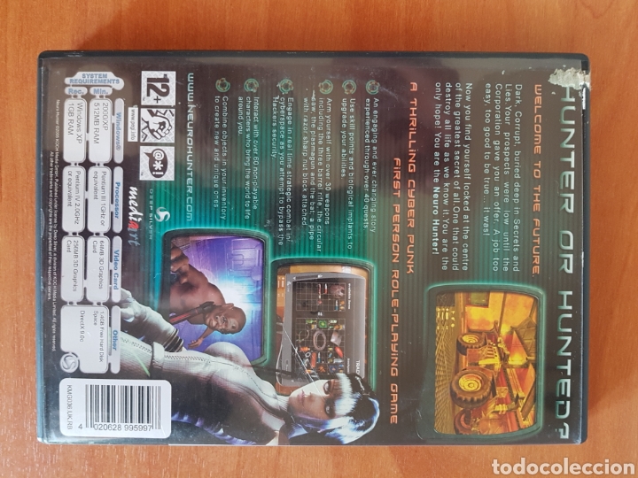 Videojuegos y consolas: JUEGO PC CD-ROM NEURO HUNTER 2 CD Y MANUAL - Foto 2
