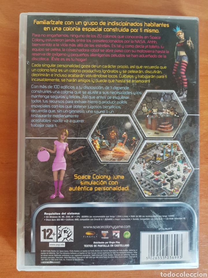 Videojuegos y consolas: JUEGO PC CD-ROM SPACE COLONY 2 CDS Y MANUAL - Foto 2