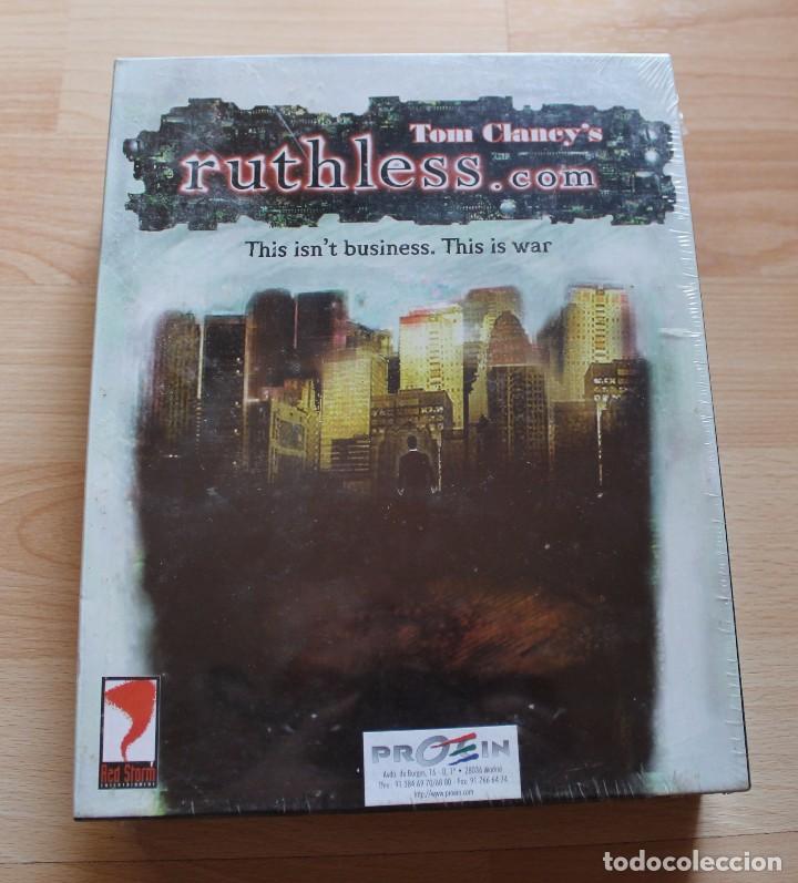 Videojuegos y consolas: TOM CLANEYS RUTHLESS.COM PC BOX CAJA CARTON PRECINTADO - Foto 1