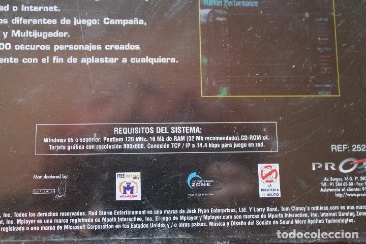 Videojuegos y consolas: TOM CLANEYS RUTHLESS.COM PC BOX CAJA CARTON PRECINTADO - Foto 3