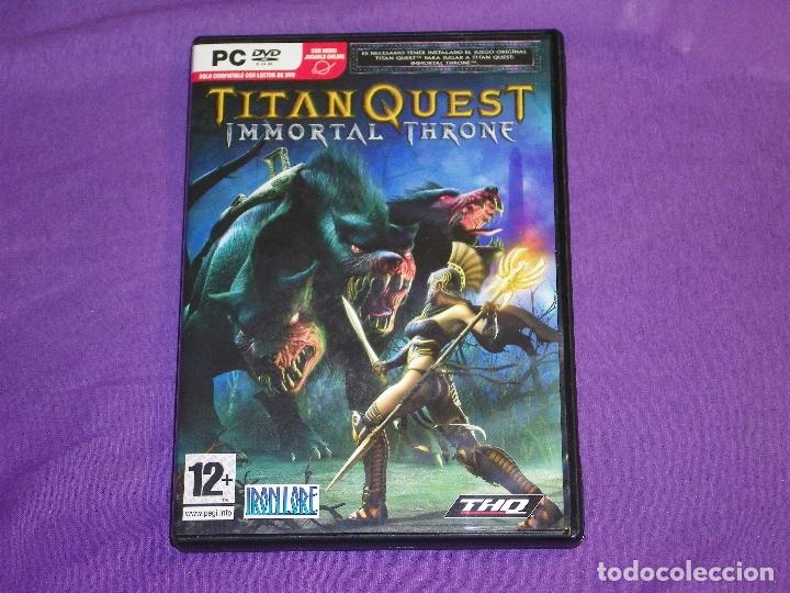 Videojuegos y consolas: TITAN QUEST - IMMORTAL THRONE - PC - - Foto 1