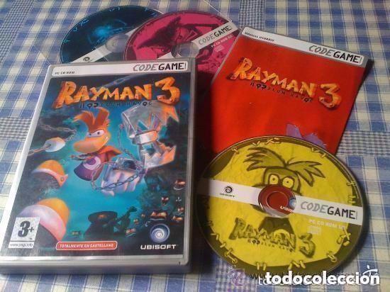 Videojuegos y consolas: Rayman 3 Juego para PC CD DVD Ordenador Codegame Versi&oacute;n Espa&ntilde;ola - Foto 1