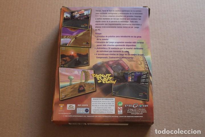 Videojuegos y consolas: THRUST TWIST + TURN PC BOX CAJA CARTON - Foto 2