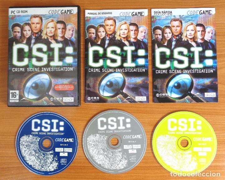 Videojuegos y consolas: JUEGO PC CSI, CRIME SCENE INVESTIGATION. - Foto 1