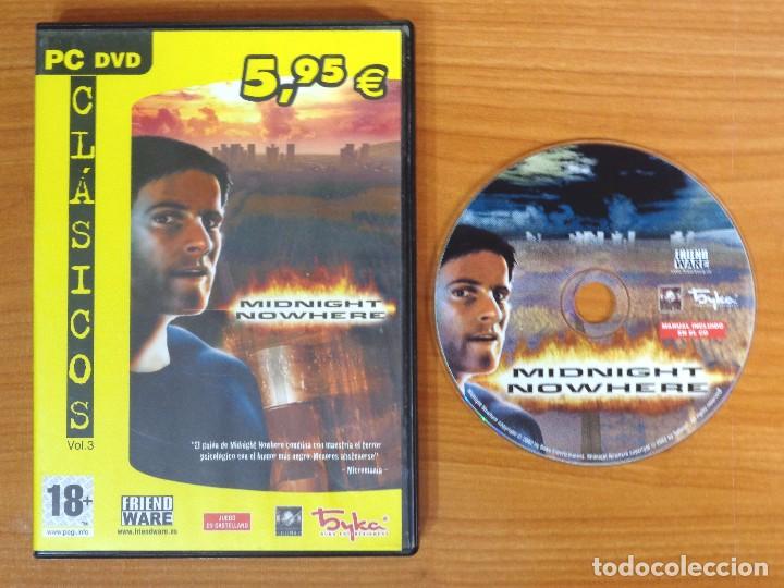 Videojuegos y consolas: JUEGO PC MIDNIGHT NOWHERE, TRADUCIDO Y DOBLADO AL CASTELLANO. - Foto 1