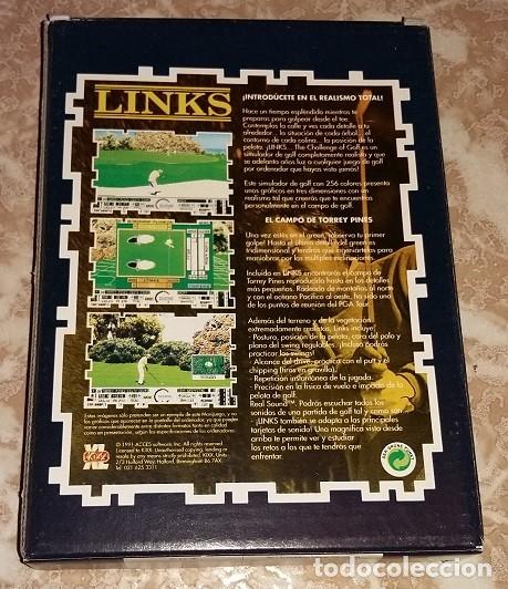 Videojuegos y consolas: LINKS PC 3 1/2. 1991. ERBE MAXI JOGOS - Foto 2