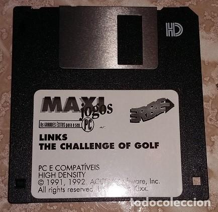 Videojuegos y consolas: LINKS PC 3 1/2. 1991. ERBE MAXI JOGOS - Foto 3