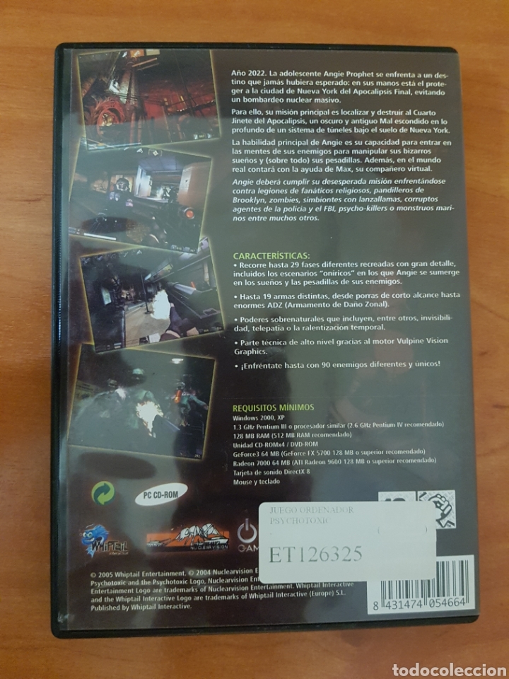 Videojuegos y consolas: PC CD-ROM PSYCOTOXIC 3 DISCOS CASTELLANO - Foto 3