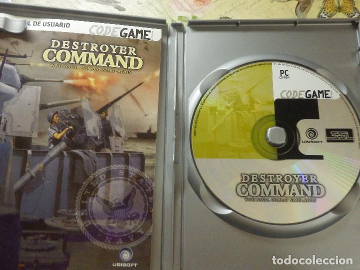 Videojuegos y consolas: UEGO PARA PC - JUEGO DE ORDENADOR EN CD-ROM - DESTROYER COMMAND - CODEGAME -NAVAL COMBAT SIMULATION - Foto 2