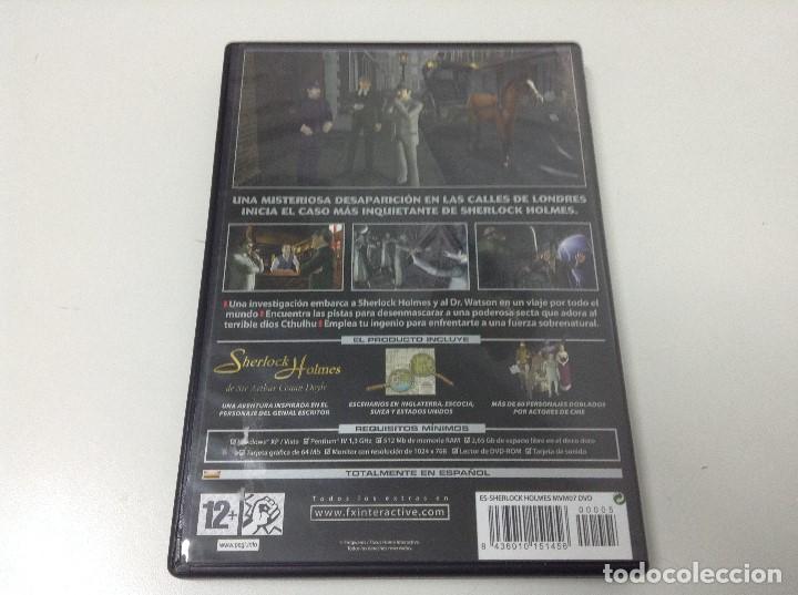 Videojuegos y consolas: SHERLOCK HOLMES LA AVENTURA - Foto 2
