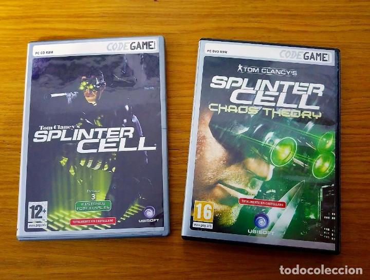 Videojuegos y consolas: 2x1 SPLINTER CELL PC versi&oacute;n en espa&ntilde;ol - Foto 1