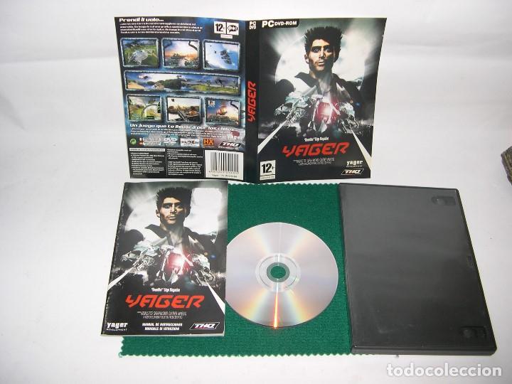 Videojuegos y consolas: yager pc dvd rom caratula, libro - Foto 1