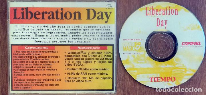 Videojuegos y consolas: LIBERATION DAY  Interactive Magic 1998  CD-ROM PC Rare ! - Foto 2