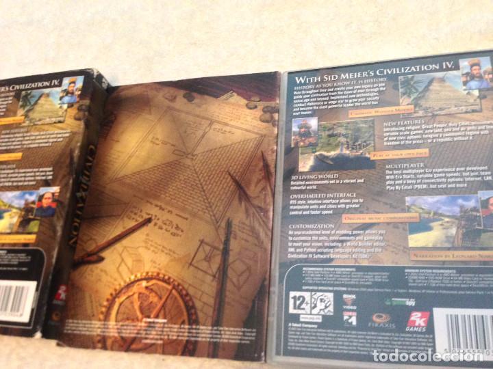 Videojuegos y consolas: SID MEIERS CIVILIZATION IV 4 pc dvd rom juego kreaten - Foto 5