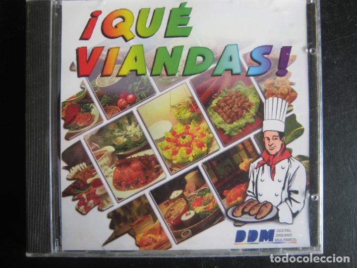 Videojuegos y consolas: CD con recetas - QUE VIANDAS - NUEVO PRECINTADO! - Foto 1