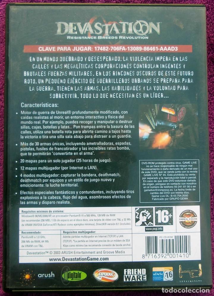 Videojuegos y consolas: Juego de PC: Devastation Breeds Revolution - Un Cl&aacute;sico - Foto 2