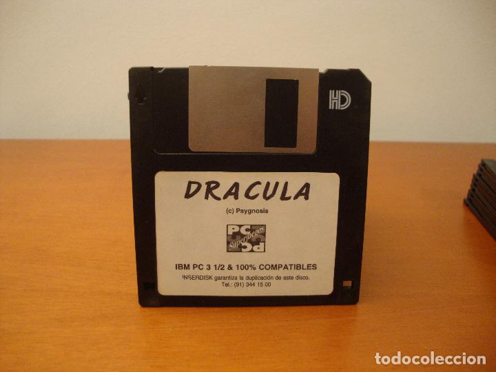 Videojuegos y consolas: (TC-103) 1 DISQUETTES IBM PC GAMES DRACULA - Foto 1