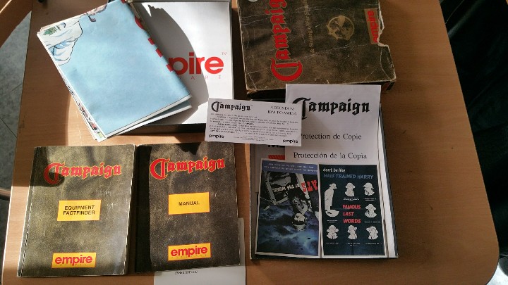 Videojuegos y consolas: CAMPAIGN TACTICAL SIMULATION WAR PC 3 1/2 disketes ESPA&Ntilde;A EMPIRE COMPLETO - Foto 2
