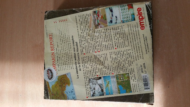 Videojuegos y consolas: CAMPAIGN TACTICAL SIMULATION WAR PC 3 1/2 disketes ESPA&Ntilde;A EMPIRE COMPLETO - Foto 3