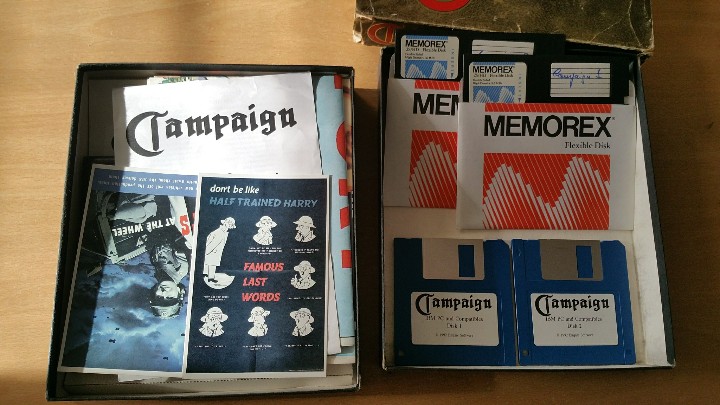 Videojuegos y consolas: CAMPAIGN TACTICAL SIMULATION WAR PC 3 1/2 disketes ESPA&Ntilde;A EMPIRE COMPLETO - Foto 4