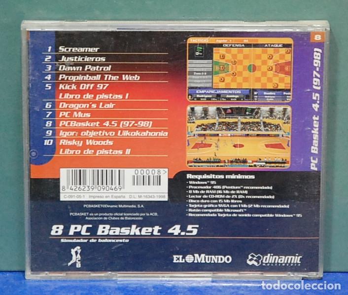 Videojuegos y consolas: PC basket 4.5. Dinamic Multimedia 1998. Juego para PC - Foto 2