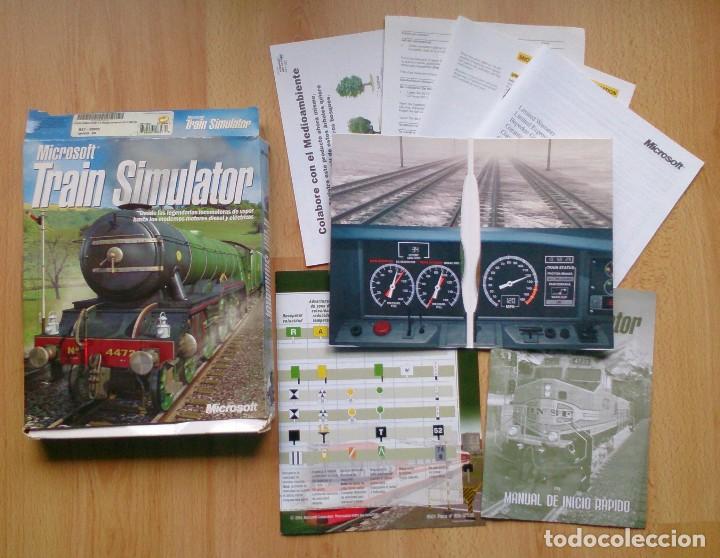 Videojuegos y consolas: Juego PC Microsoft Train Simulator Simulador Tren a&ntilde;o 2001 - Foto 1