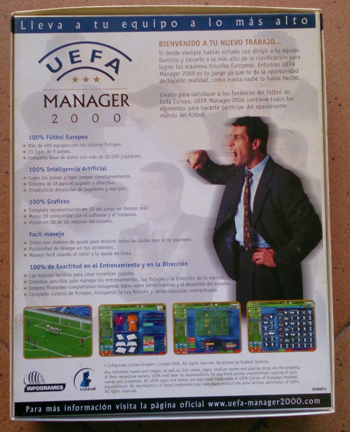 Videojuegos y consolas: Juego PC UEFA Manager 2000 - Foto 2