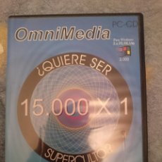 Videojuegos y Consolas: CDROM PC - JUEGO INTERACTIVO - QUIERE SER 15.000 X 1 SUPERCULTO. Lote 110680907