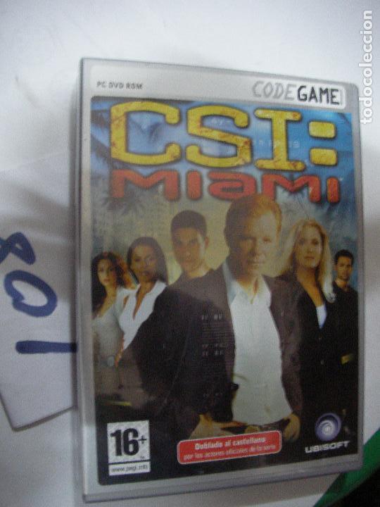 Videojuegos y consolas: ANTIGUO JUEGO PARA PC - CSI: MIAMI - Foto 1