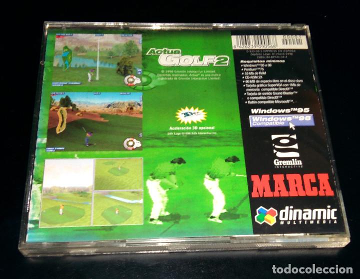 Videojuegos y consolas: Actua Golf 2 Marca Dinamic Multimedia Windows 95 98 Gremlin Interactive - Foto 4