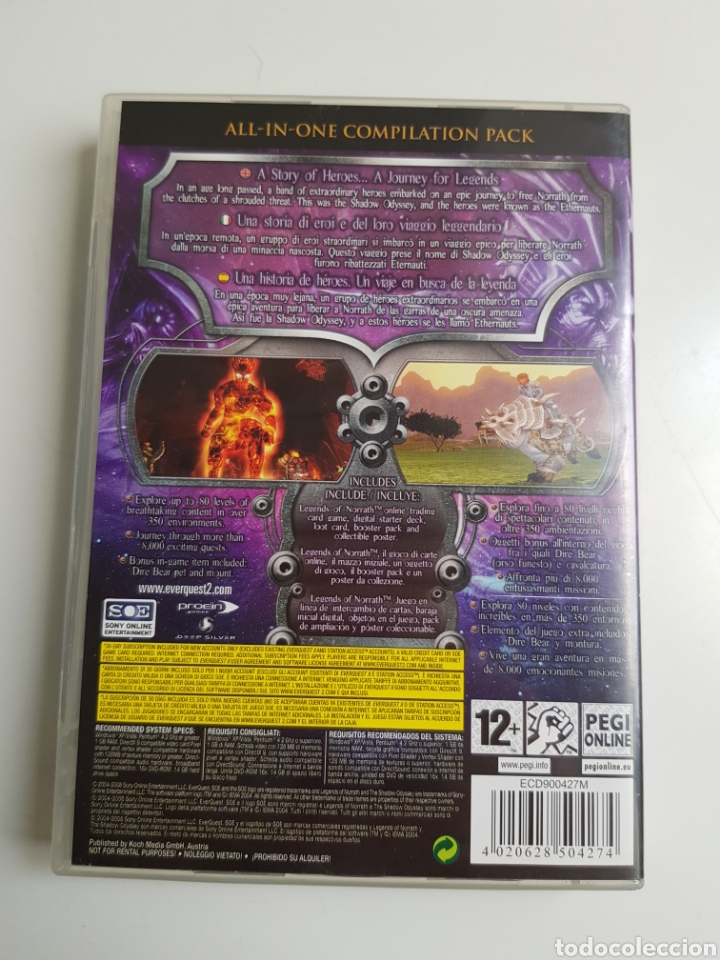 Videojuegos y consolas: EverQuest II: The Shadow Odyssey - PC, 2008 - Foto 4