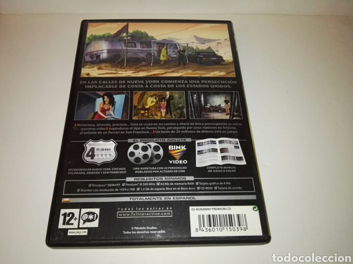 Videojuegos y consolas: Runaway: A Road Adventure PC FX INTERACTIVE - Foto 2
