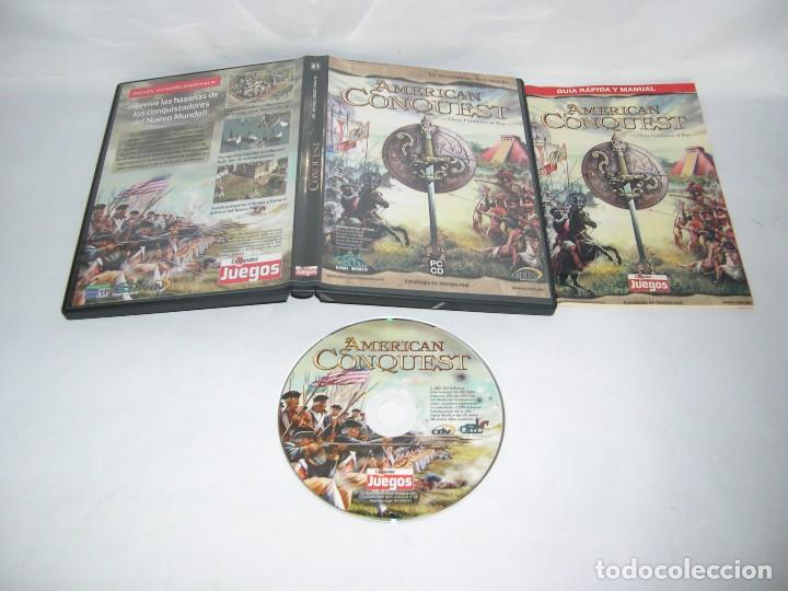 Videojuegos y consolas: american conquest pc cd rom - Foto 1